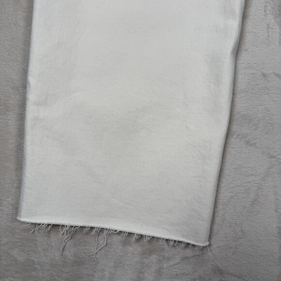 NWT Madewell Perfect Vintage Wide Leg Crop Jeans Size 26 Tile White Cream - Picture 5 of 11